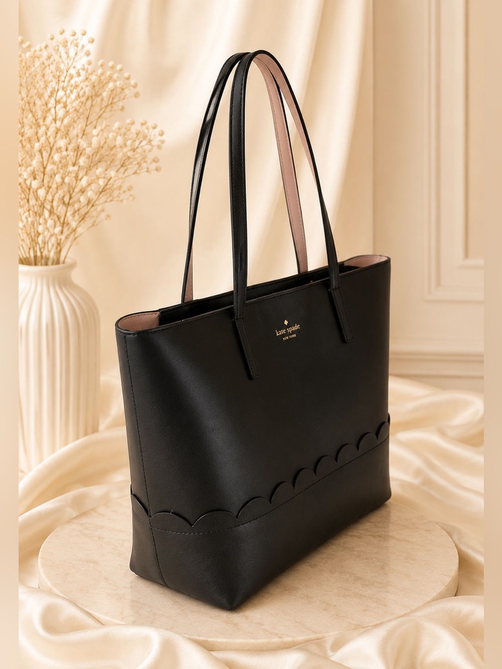 Kate Spade Bradbury Street Lida Black Leather Tote Shoulder Bag WKRU5203 - Picture 3 of 12